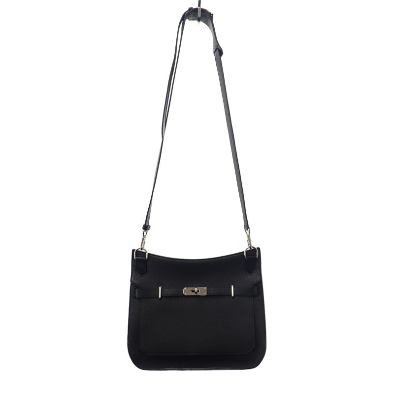 エルメス HERMES ジプシエール28 ショルダーバッグ トリヨンクレマンス ブラック シルバー金具 レディース【中古】【Aランク】