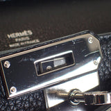 エルメス HERMES ジプシエール28 ショルダーバッグ トリヨンクレマンス ブラック シルバー金具 レディース【中古】【Aランク】