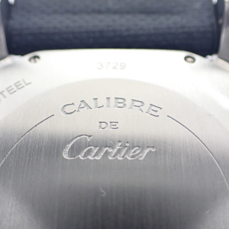 カルティエ CARTIER カリブル ダイバー WSCA0010 腕時計 セラミック ステンレススチール ラバーベルト ブルー 自動巻き ブルー文字盤 メンズ【中古】【Aランク】