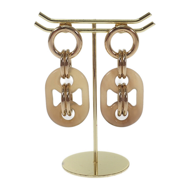 エルメス HERMES ユリディスPM H057080FD00 ピアス メタル バッファローホーン ゴールド レディース【中古】【Aランク】