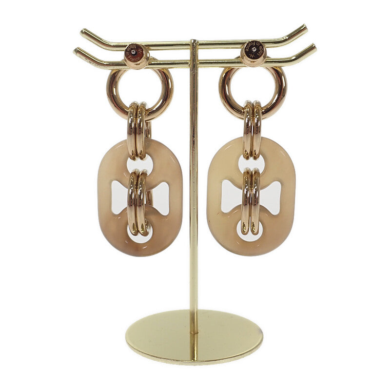 エルメス HERMES ユリディスPM H057080FD00 ピアス メタル バッファローホーン ゴールド レディース【中古】【Aランク】