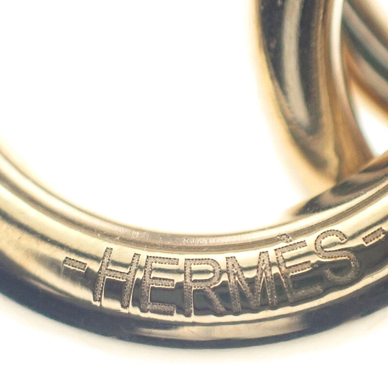 エルメス HERMES ユリディスPM H057080FD00 ピアス メタル バッファローホーン ゴールド レディース【中古】【Aランク】