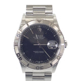 【並行輸入品】ロレックス ROLEX デイトジャスト サンダーバード Y番 16264 腕時計 ステンレススチール K18ホワイトゴールド 自動巻き ブラック文字盤 メンズ【中古】【Aランク】