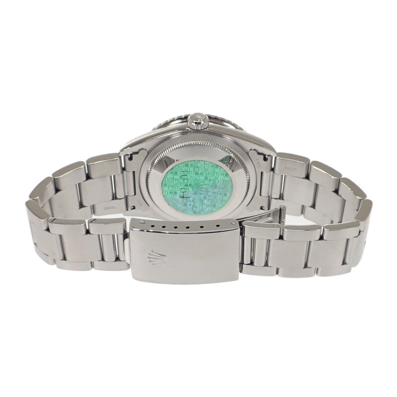 【並行輸入品】ロレックス ROLEX デイトジャスト サンダーバード Y番 16264 腕時計 ステンレススチール K18ホワイトゴールド 自動巻き ブラック文字盤 メンズ【中古】【Aランク】