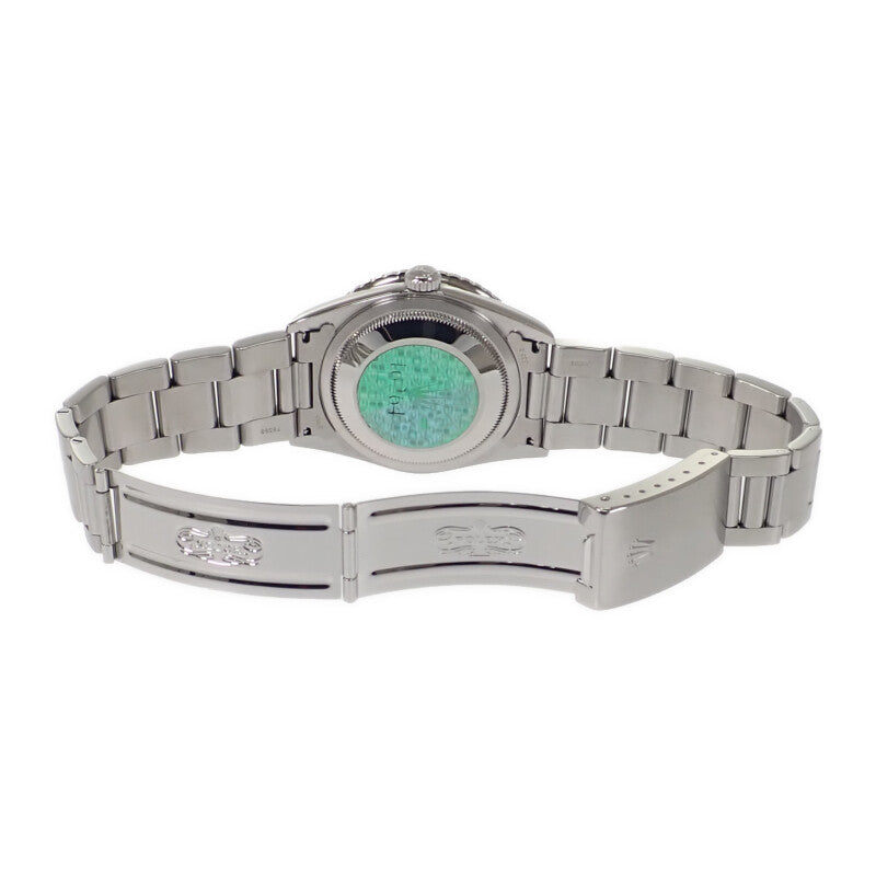 【並行輸入品】ロレックス ROLEX デイトジャスト サンダーバード Y番 16264 腕時計 ステンレススチール K18ホワイトゴールド 自動巻き ブラック文字盤 メンズ【中古】【Aランク】