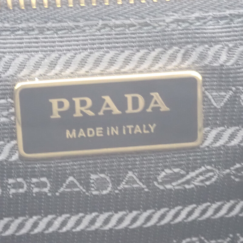 プラダ PRADA マリナースモールバケットバッグ 1BE082 ショルダーバッグ ナイロン ブラック レディース【中古】【Aランク】