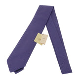 エルメス HERMES シルクタイ CRAVATE SOIE LOURDE 659098T-11 ネクタイ シルク ブルー ローズ メンズ【中古】【Sランク】