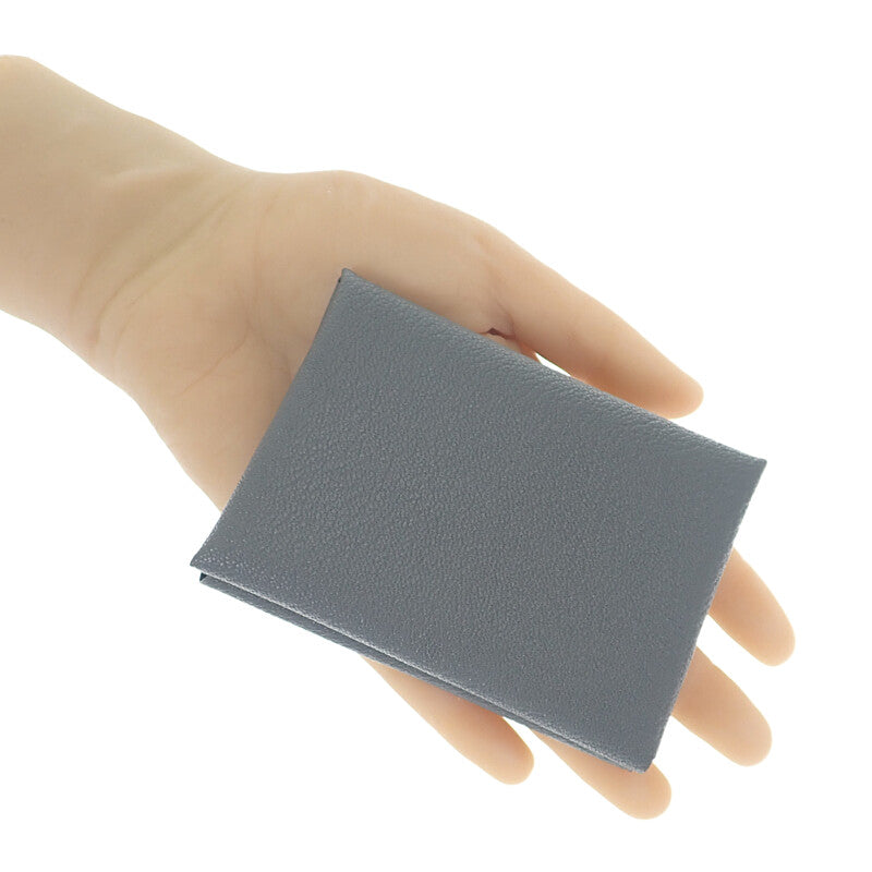 HERMES エルメス カルヴィ デュオ シェブルミゾル ケース財布 エルメス カルヴィ デュオ エトゥープ シェブルミゾル シルバー金具