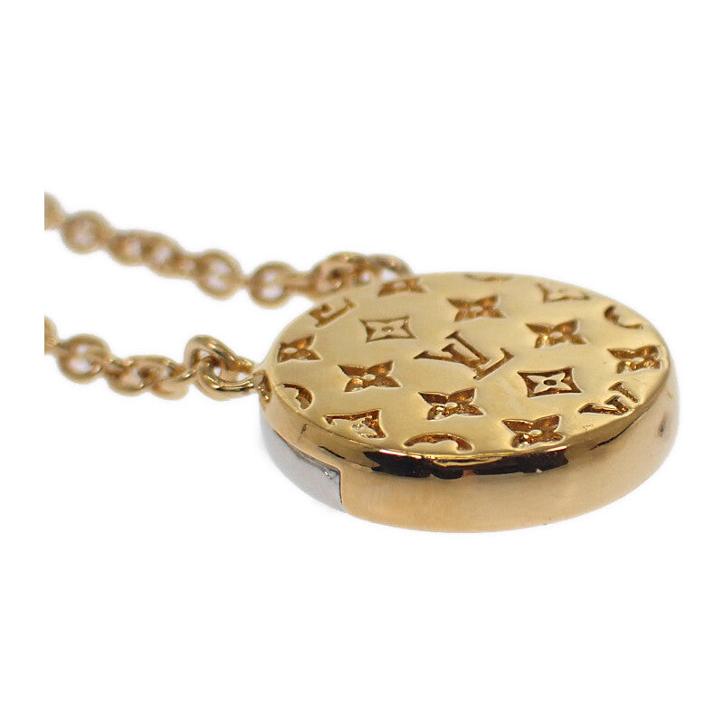 ルイヴィトン LOUIS VUITTON コリエ LtoV M69643 ネックレス メタル ゴールド シルバー レディース【中古】【ABランク】