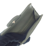 シャネル CHANEL スモールフラップウォレット AP0230-Y04059-NZG82 三つ折り財布 ラムスキン カーキ ゴールド金具 レディース【中古】【Aランク】