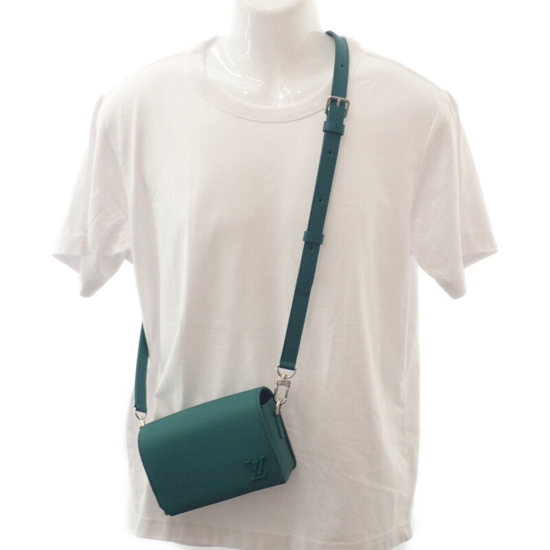 ルイヴィトン LOUIS VUITTON ファストライン ウェアブルウォレット M82367 ショルダーバッグ カーフ エヴァーグリーン メンズ レディース【中古】【Aランク】