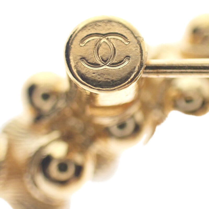 シャネル CHANEL ココマーク パール ABB011 ブローチ メタル ゴールド
