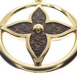 ルイヴィトン LOUIS VUITTON LVトレジャード M01207 モノグラム キーホルダー モノグラムキャンバス ブラウン ゴールド レディース【中古】【Bランク】