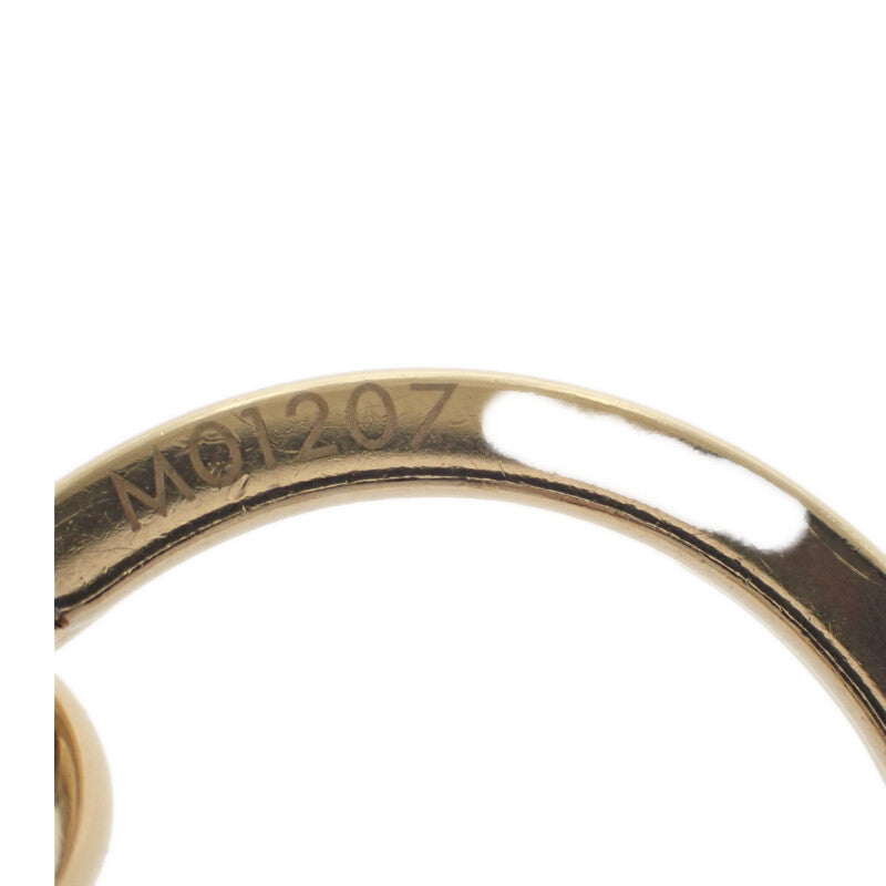 ルイヴィトン LOUIS VUITTON LVトレジャード M01207 モノグラム キーホルダー モノグラムキャンバス ブラウン ゴールド レディース【中古】【Bランク】