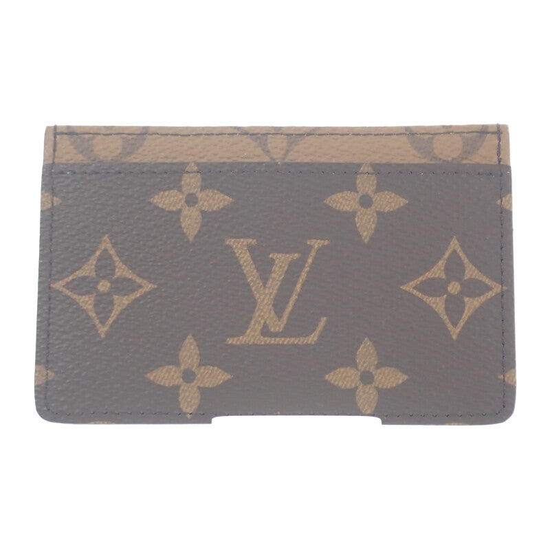 ルイヴィトン LOUIS VUITTON ポルトカルト サーンプル M69161 モノグラム カードケース モノグラムリバースキャンバス ブラウン メンズ レディース【中古】【Aランク】
