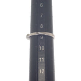 K14WG デザイン ジュエリー 9号 リング K14ホワイトゴールド ダイヤモンド レディース【中古】【Aランク】