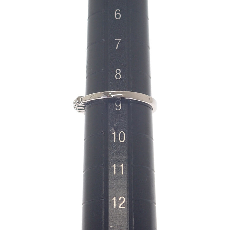 K14WG デザイン ジュエリー 9号 リング K14ホワイトゴールド ダイヤモンド レディース【中古】【Aランク】