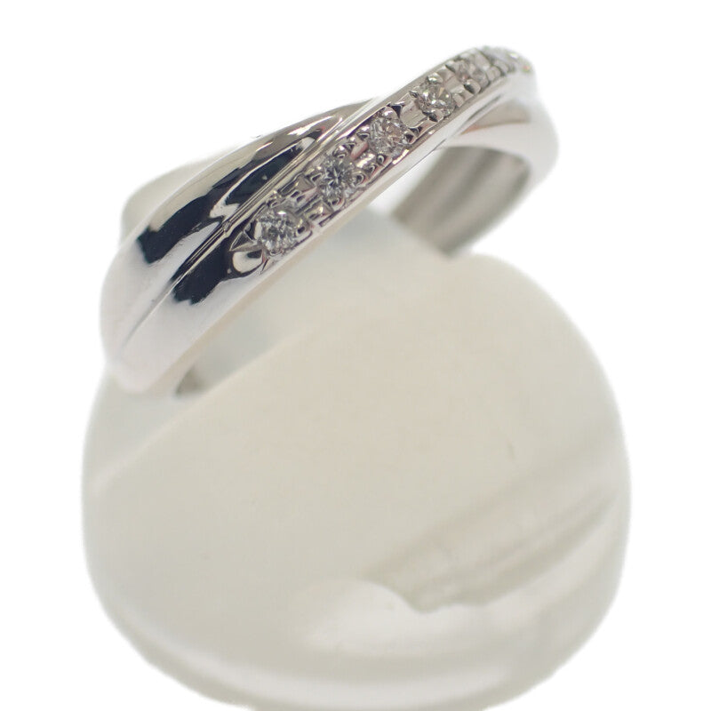 デザインジュエリー ツイスト ピンキー 4号 リング Pt900プラチナ