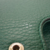 グッチ GUCCI インターロッキングG 607720 ショルダーバッグ カーフ グリーン レディース【中古】【Aランク】