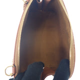 セリーヌ CELINE チェーン付きクラッチ キュイルトリオンフ 小さめ 10E382EGK.14ML ショルダーバッグ PVC ブラウン ゴールド金具 レディース【中古】【Aランク】