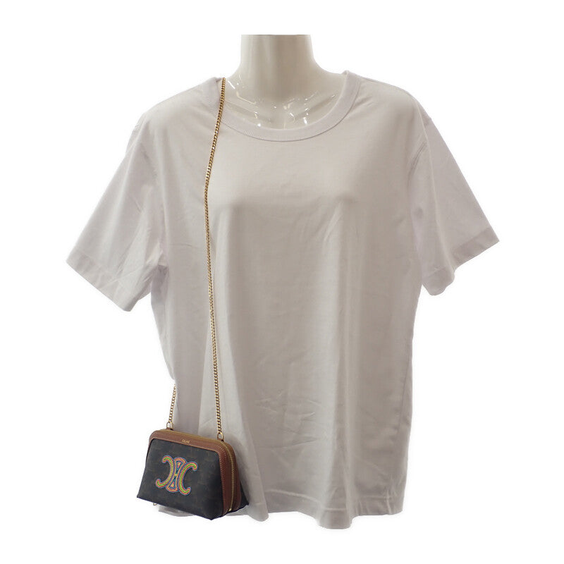 セリーヌ CELINE チェーン付きクラッチ キュイルトリオンフ 小さめ 10E382EGK.14ML ショルダーバッグ PVC ブラウン ゴールド金具 レディース【中古】【Aランク】