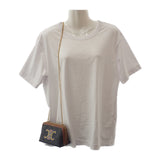 セリーヌ CELINE チェーン付きクラッチ キュイルトリオンフ 小さめ 10E382EGK.14ML ショルダーバッグ PVC ブラウン ゴールド金具 レディース【中古】【Aランク】