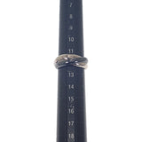 カルティエ CARTIER トリニティ セラミック 12号 B4095652 リング K18ホワイトゴールド セラミック ブラック シルバー レディース【中古】【Aランク】