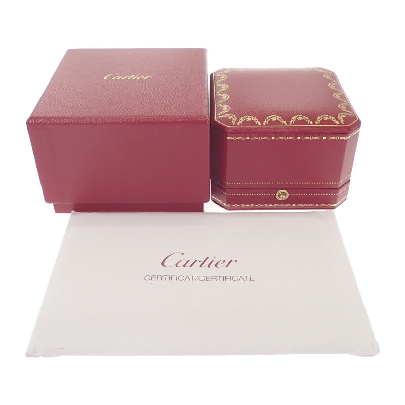 カルティエ CARTIER トリニティ セラミック 12号 B4095652 リング K18ホワイトゴールド セラミック ブラック シルバー レディース【中古】【Aランク】