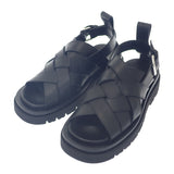ボッテガヴェネタ BOTTEGA VENETA ラグ ストラップ 755129VBS501000 サンダル ブラック 41(日本サイズ約26cm) メンズ【中古】【SAランク】