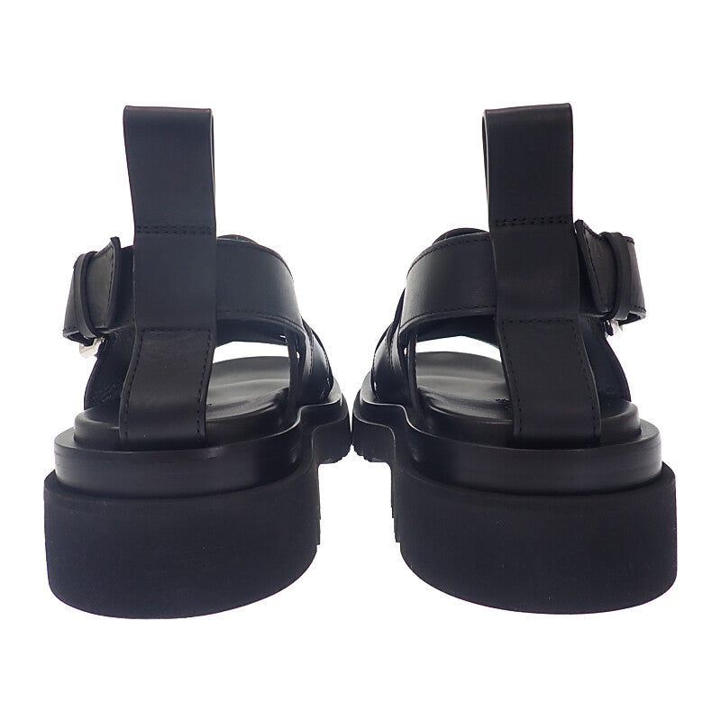 ボッテガヴェネタ BOTTEGA VENETA ラグ ストラップ 755129VBS501000 サンダル ブラック 41(日本サイズ約26cm) メンズ【中古】【SAランク】