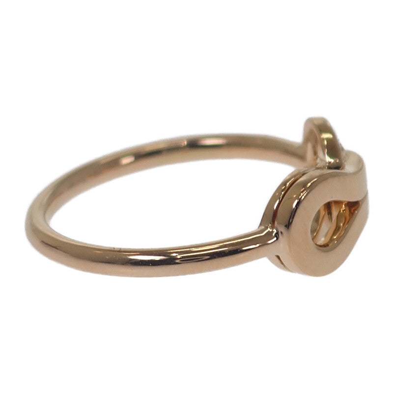 Cartier Agraft Half Diamond Ring Size 8 B4209348 K18 Pink Gold Diamond Gold Women's [Used] [A Rank]