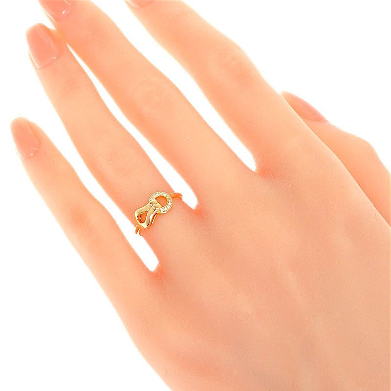 カルティエ CARTIER アグラフ ハーフダイヤ 8号 B4209348 リング K18