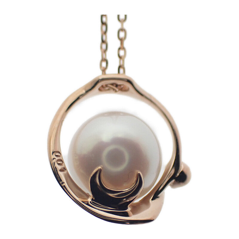 スタージュエリー STAR JEWELRY オーシャニック パール 2021年クリスマス限定 2ZN2412 ネックレス K18ピンクゴールド ダイヤモンド レディース【中古】【Aランク】