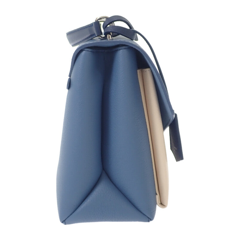 ルイヴィトン LOUIS VUITTON マイロックミー M51415 2WAYバッグ トリヨンクレマンス ブルー アイボリー シルバー金具 レディース【中古】【Aランク】