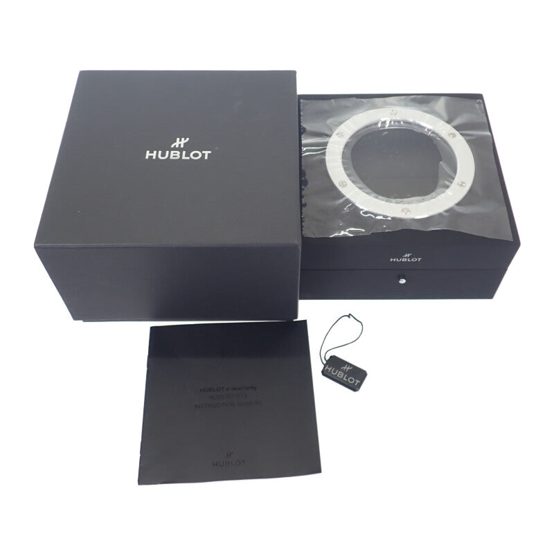 ウブロ HUBLOT クラシック・フュージョン アエロ ブラックマジック 525.CM.0170.RX 腕時計 セラミック ラバー 自動巻き スケルトン文字盤 メンズ【中古】【Aランク】