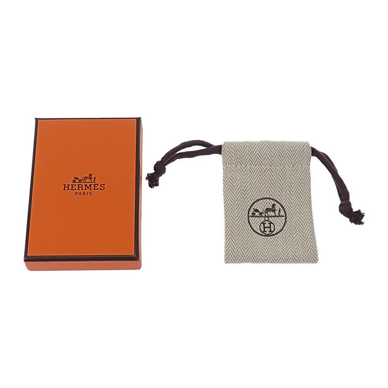 エルメス HERMES オランプPM ピアス メタル ヴォーエプソン エトゥープ ピンクゴールド ベージュ レディース【中古】【Aランク】