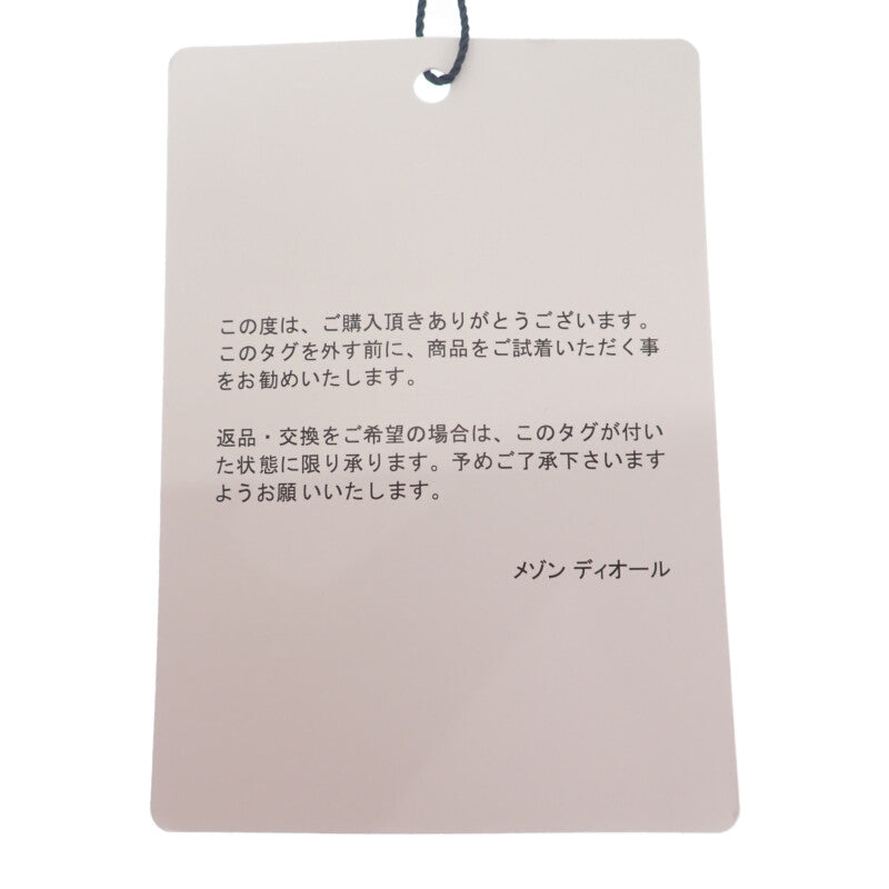 クリスチャンディオール Christian Dior ミッツァ 30モンテーニュ 千鳥格子 美品 15MON106I601 スカーフ シルク ブラック ホワイト レディース【中古】【SAランク】