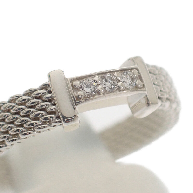 ティファニー TIFFANY&Co. サマセットダイヤ 上品 9号 リング シルバー925 レディース【中古】【Aランク】