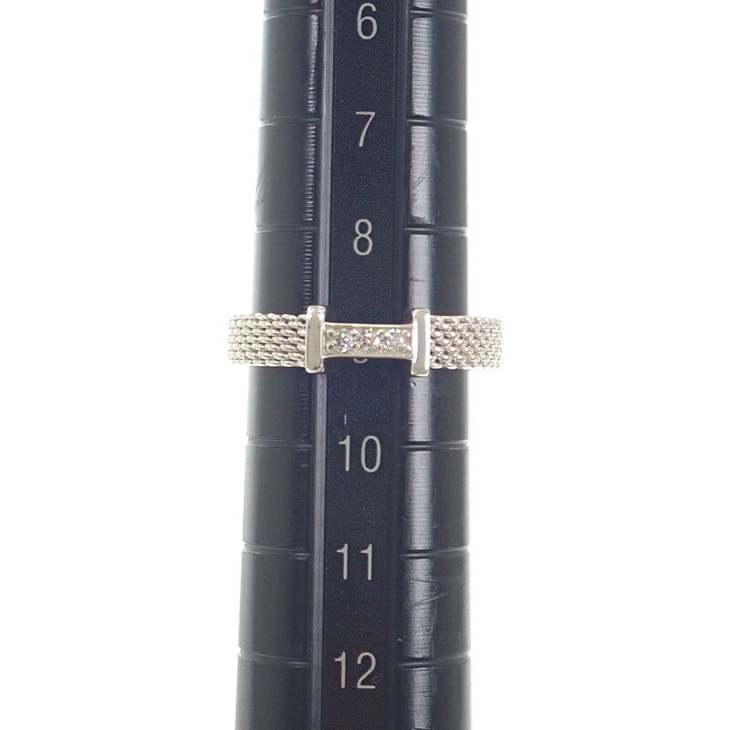 ティファニー TIFFANY&Co. サマセットダイヤ 上品 9号 リング シルバー925 レディース【中古】【Aランク】