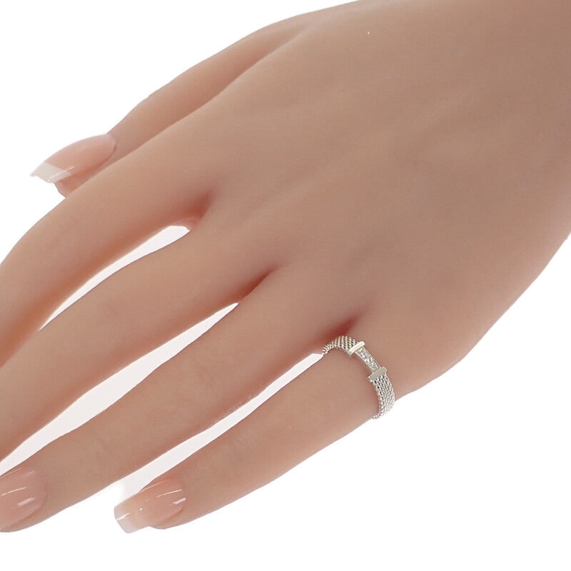 ティファニー TIFFANY&Co. サマセットダイヤ 上品 9号 リング シルバー925 レディース【中古】【Aランク】