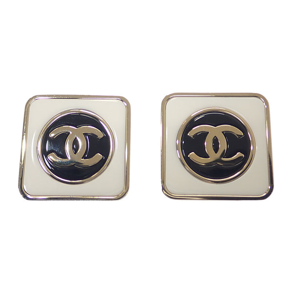 シャネル CHANEL CCスクエア ココマーク 上品 AB9777 ピアス メタル ゴールド レディース【中古】【Aランク】