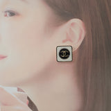 シャネル CHANEL CCスクエア ココマーク 上品 AB9777 ピアス メタル ゴールド レディース【中古】【Aランク】