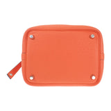 エルメス HERMES ピコタンPM 可愛い 上品  ハンドバッグ トリヨンクレマンス オレンジ シルバー金具 レディース【中古】【Aランク】