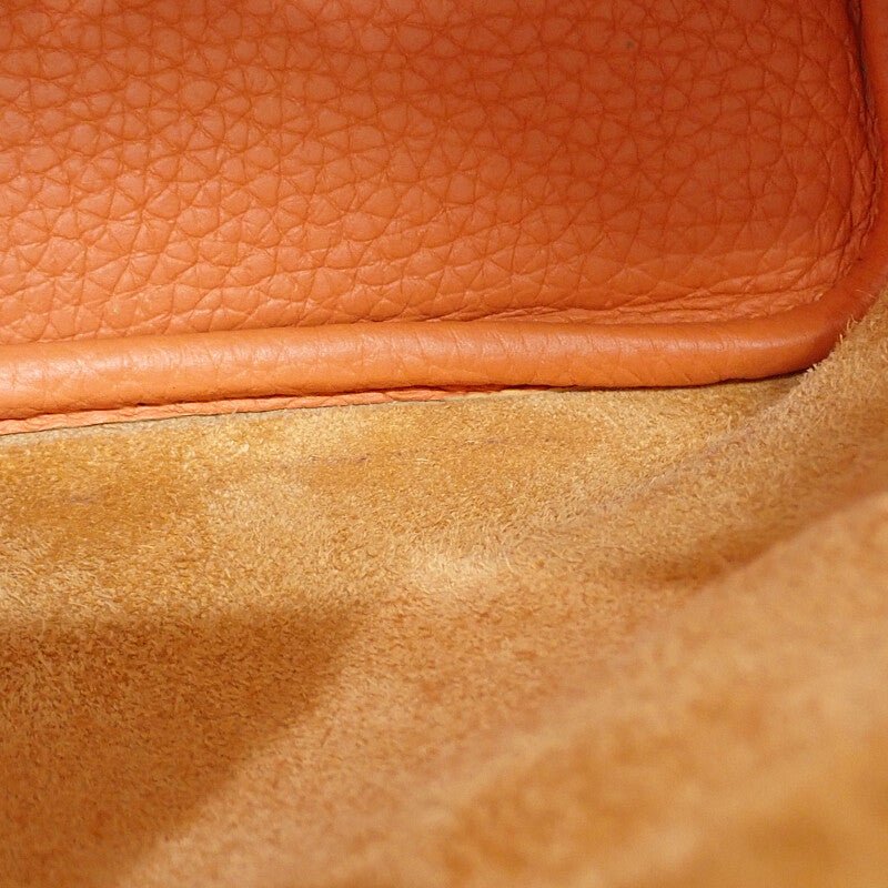 エルメス HERMES ピコタンPM 可愛い 上品  ハンドバッグ トリヨンクレマンス オレンジ シルバー金具 レディース【中古】【Aランク】