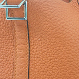 エルメス HERMES ピコタンPM 可愛い 上品  ハンドバッグ トリヨンクレマンス オレンジ シルバー金具 レディース【中古】【Aランク】