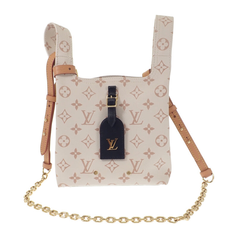 ルイヴィトン LOUIS VUITTON アトランティスBB M24408 2WAYバッグ モノグラムキャンバス アイボリー レディース【中古】【Aランク】
