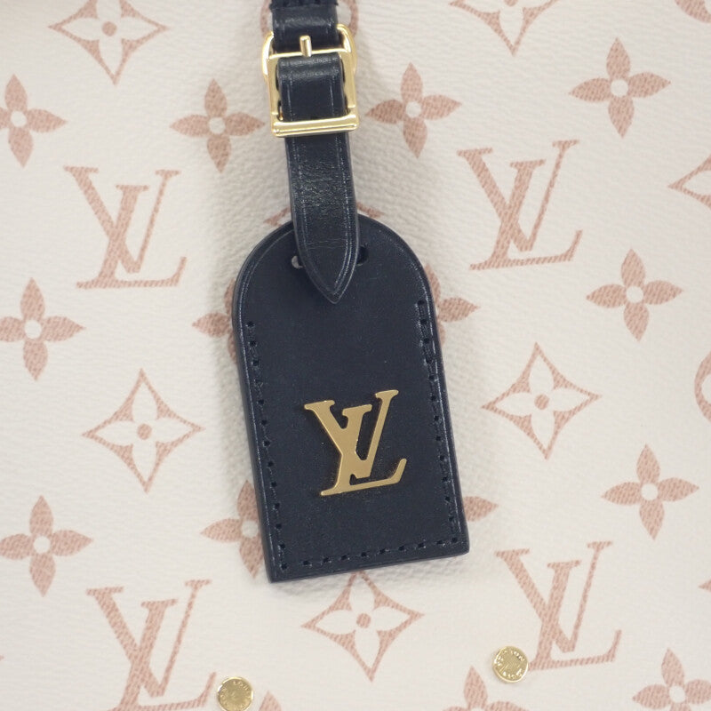Louis Vuitton LOUIS VUITTON Atlantis BB M24408 2WAY Bag Monogram Canvas Ivory Women's [Used] [A Rank]