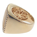 デザイン ジュエリー  17号 リング K18イエローゴールド イエローシェル イエロー イエローシェル ダイヤモンド メンズ レディース【中古】【Aランク】