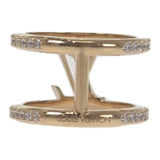 ルイヴィトン LOUIS VUITTON LV アイコニック ストラス 10号 S M1463S リング GP ラインストーン レディース【中古】【Aランク】