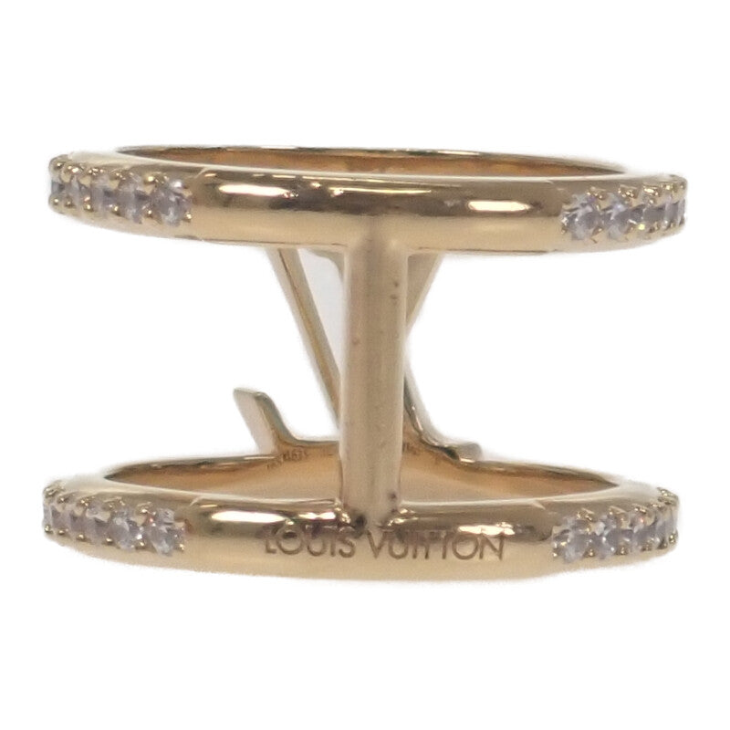 ルイヴィトン LOUIS VUITTON LV アイコニック ストラス 10号 S M1463S リング GP ラインストーン レディース【中古】【Aランク】